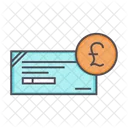 Cheque Pound Banking Icon