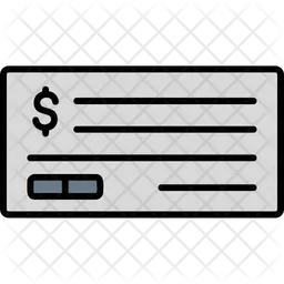 Cheque  Icon