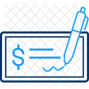 Cheque assinado  Icon