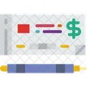 Cheque bancário  Ícone