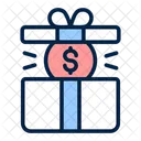 Cadeau Bon Dollar Icon