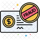 Cheque Fraud Cheque Fraud Cheque Icon