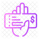 Cheque Checkbook Money Icon