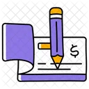 Finance Cheque Money Icon