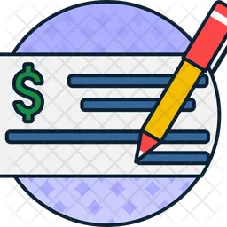 Cheque  Icon