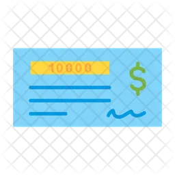 Cheque  Icon