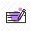 Edit Website Blogger Icon