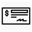 Cheque  Icon