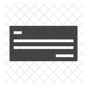 Cheque  Icon