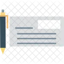 Cheque  Icon