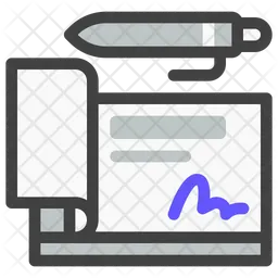 Cheque  Icon