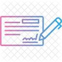 Cheque  Icon