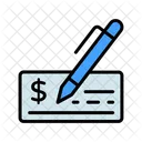 Cheque Payment  Icon