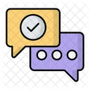 Mensaje Comprobar Visto Icono