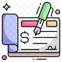 Cheque Writing  Icon