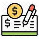 Cheque Writing  Icon
