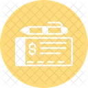 Cheque Writing Bank Cheque Check Book Icon
