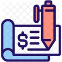 Cheque Chequebook Payment Icon