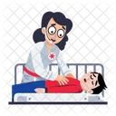 Chequeo Tratamiento Enfermeria Icono