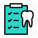 Chequeo Del Dentista Informe Del Dentista Informe Dental Icon