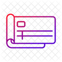 Chequera Cheque De Pago Cheque Bancario Icono