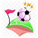 Chequered Ball Football Sports Tool Icon