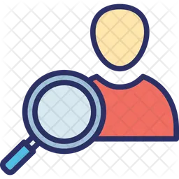 Chercheur de profil  Icône