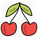 Cherries Fruit Healthy Food Icon