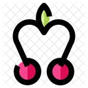 Cherries Fruit Cherry Icon