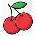 Cherries Fruit Healthy Food Icon