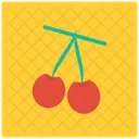 Cherries Fruit Vegetable Icon