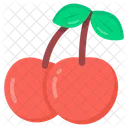 Fruit Cherries Edible Icon