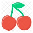 Fruit Cherries Berries Icon