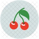 Cherries Fresh Food Icon