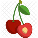 Cherries Fruit Healthy Icon