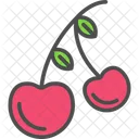 Cherries Cherry Fruit Icon