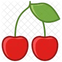 Cherries Fruit Cherry Icon