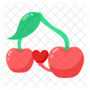 Cherries Berries Healthy Food Icon