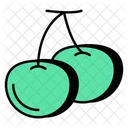 Cherries Fruit Edible Icon