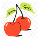 Prunus Avium Cherries Fruit Icon
