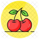 Cherries Berries Healthy Icon