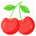 Cherries Berries Healthy Icon