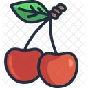 Cherries Fruit Food Icon