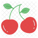 Cherries Berries Fruit Icon