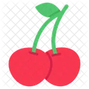 Cherries Fruit Edible Icon