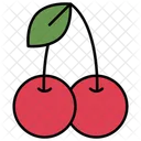 Cherries Fruit Food Icon