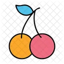 Cherries Fruit Food Icon