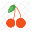 Cherries Sweet Fruit Icon