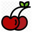 Cherries Fruit Cherry Icon