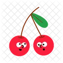 Character Cherry Talking Icon